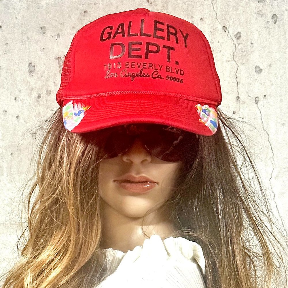 Gallery Dept. Red Snapback Trucker Hat
